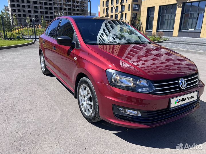 Volkswagen Polo 1.6 AT, 2016, 111 000 км