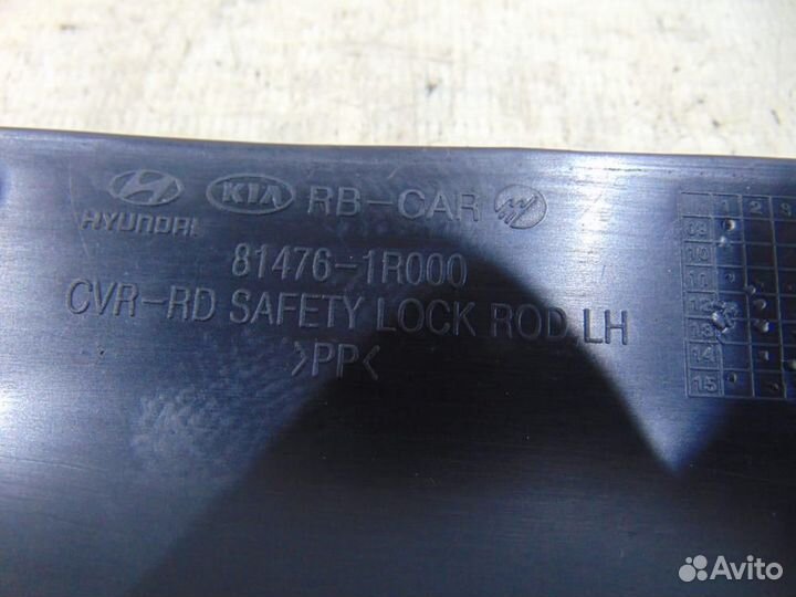 Накладка для Hyundai Solaris 1 2010-2017г