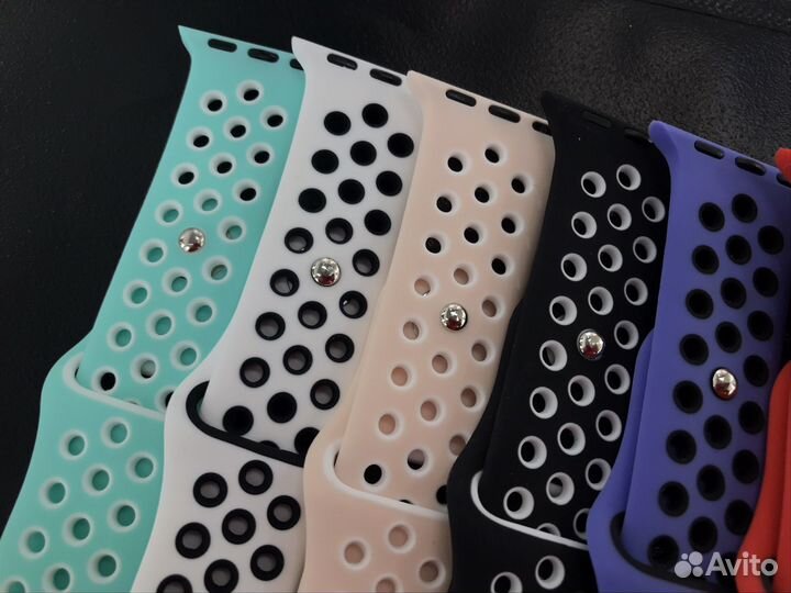 Ремешок силиконовый Sport Apple Watch 38/45