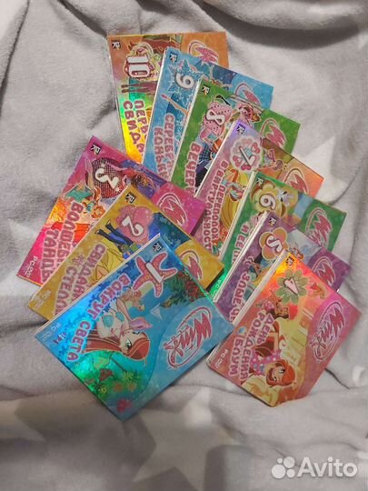 Вся серия дисков с играми Winx