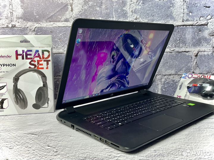 Старый игровой ноутбук HP / Intel / Trade-in