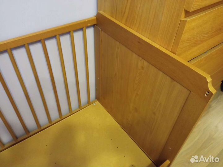 Детская кровать IKEA с матрасом