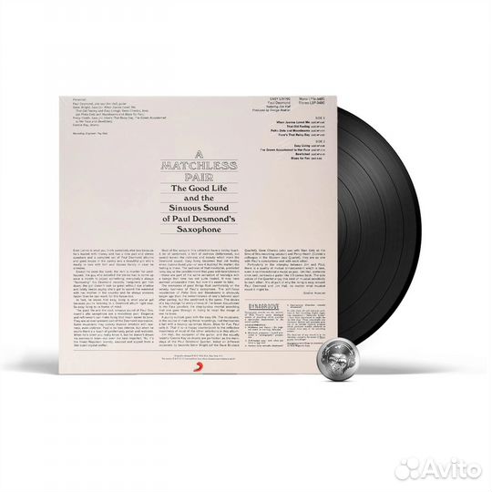Виниловая пластинка Paul Desmond LP