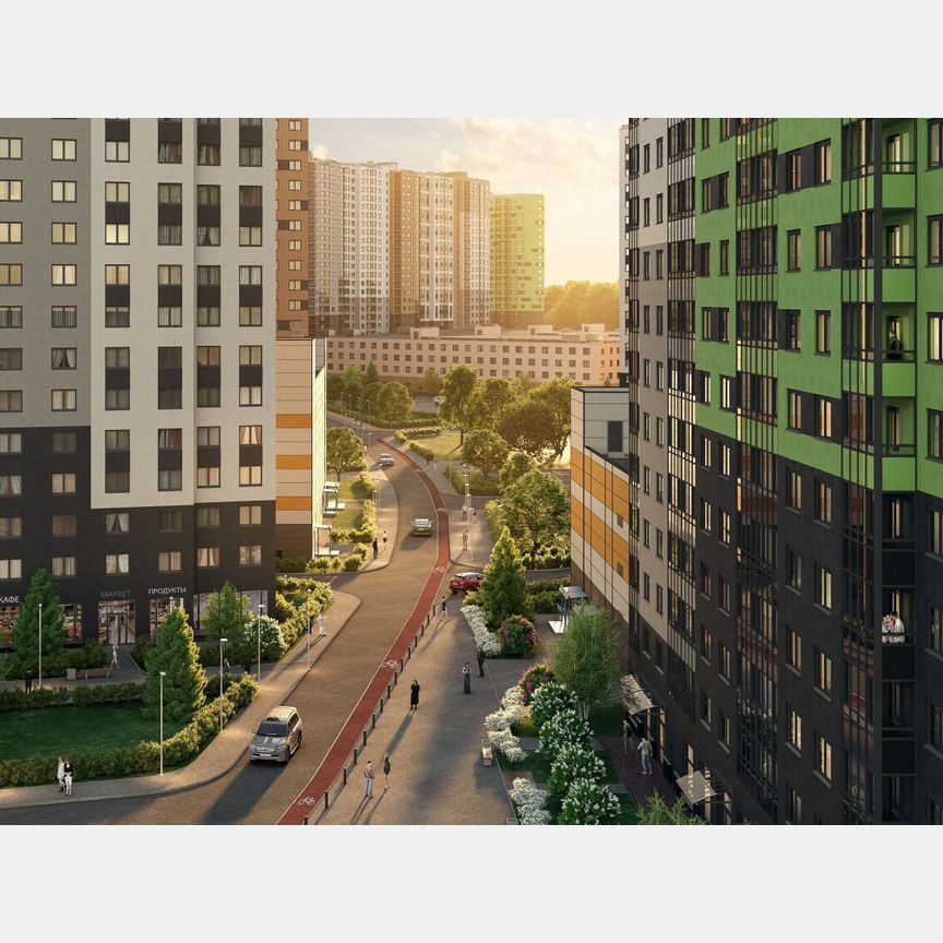 1-к. квартира, 34,1 м², 11/21 эт.