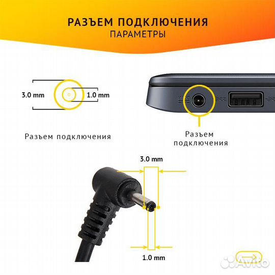 Блок питания для ноутбука Acer Aspire S7, S7-191