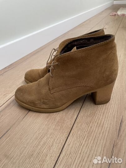 Полусапоги женские демисезонные натуральная замша