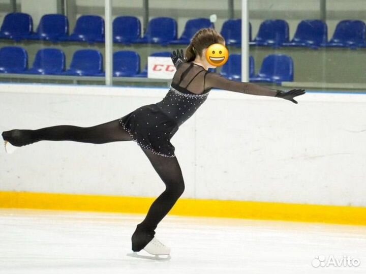 Костюм платье для фигурного катания 158-160