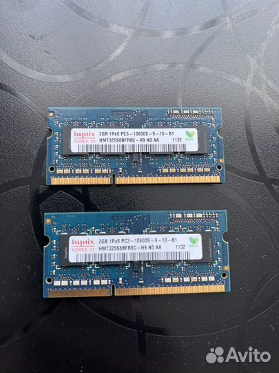 Оперативная память Hynix ddr3 1333 Mhz 2 gb