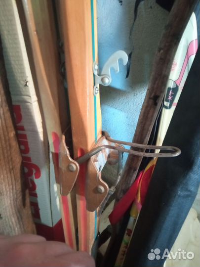 Беговые деревянные лыжи тиса СССР