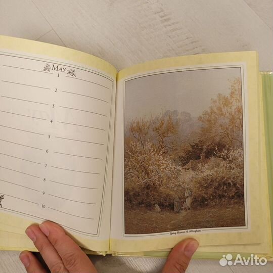 Винтажный ежедневник в викторианском стиле