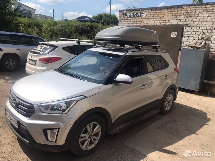 Бокс на крышу Bonus 425л на Хендай Крета