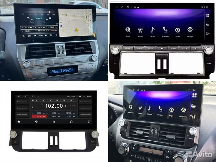 Андроид на Toyota Prado с 2002 по 2020