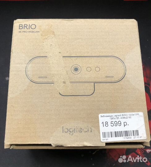 Веб-камера Logitech brio 4 k