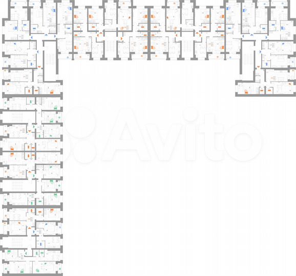 1-к. квартира, 52,2 м², 3/5 эт.