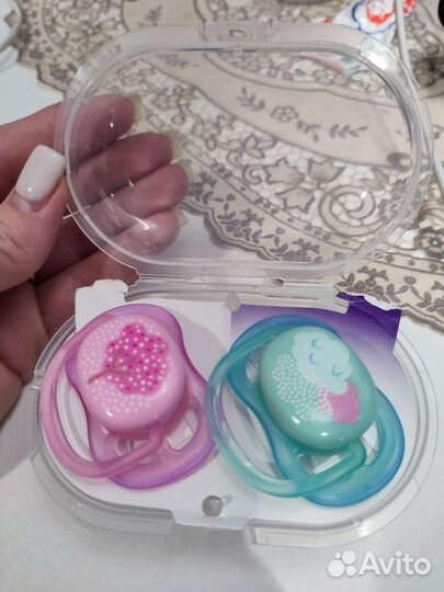 Пустышка avent 0 6 новая