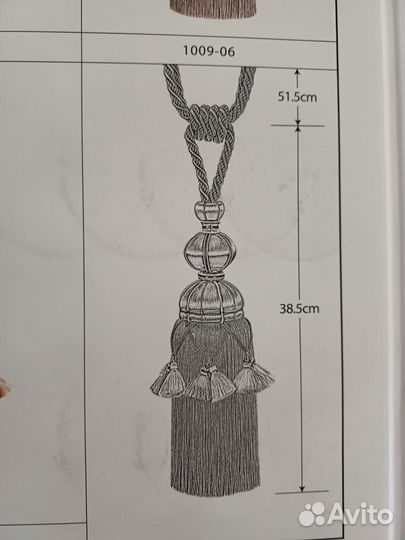 Кисти подхваты для штор