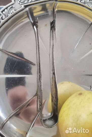 Щипцы для сахара серебрение