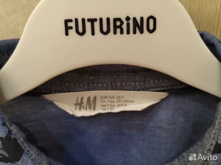 Рубашка для мальчика 122 128