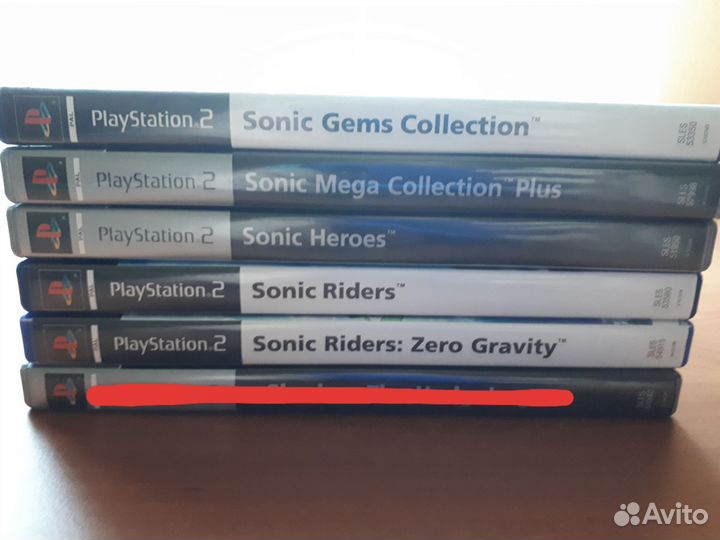 Игры серии Sonic на PS2 (лицензия)