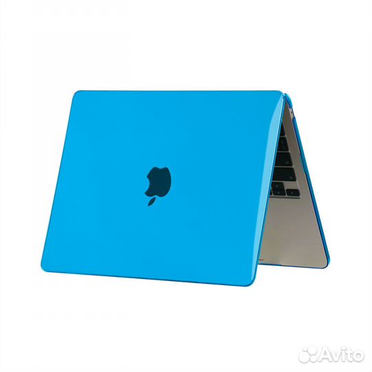 Чехол для MacBook Pro 15 2008-2011г глянец голубой