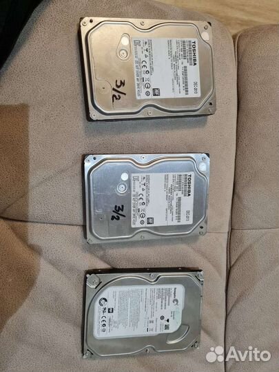 Жесткий диск Toshiba, Seagate 500 гб