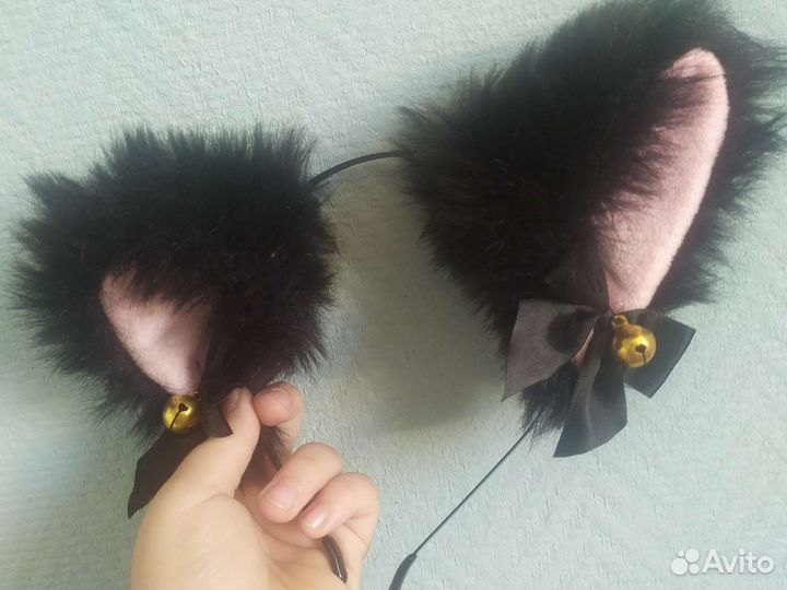 Ободок ушки кошачьи