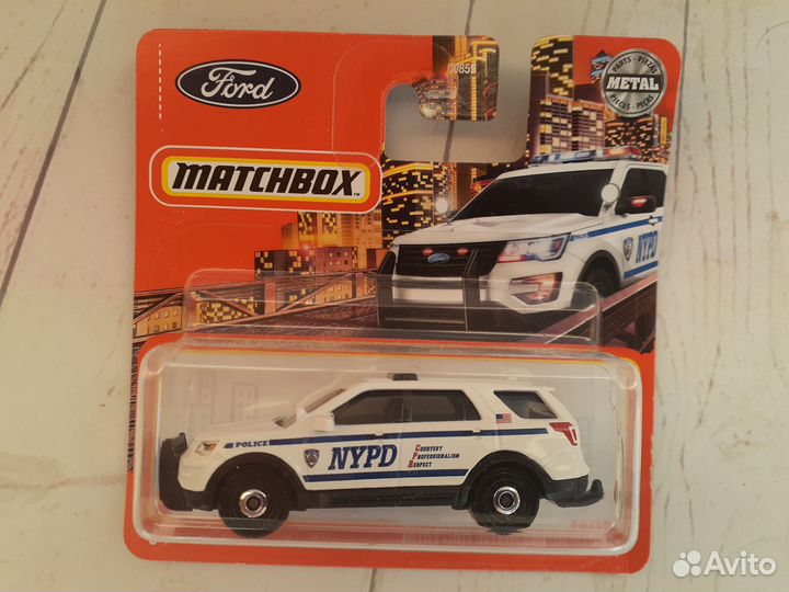 Matchbox машинки Ford interceptor