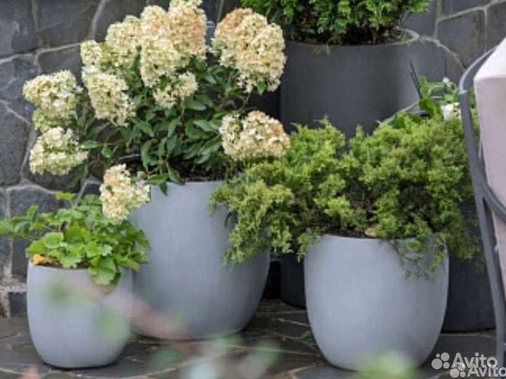 Гортензия премиум класса цветы кашпо искусственные