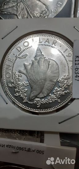 1 доллар. Багамы