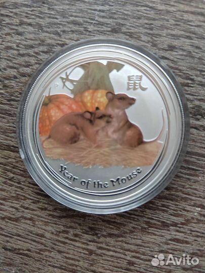 Серебряная монета Австралии