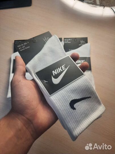 Носки nike белые