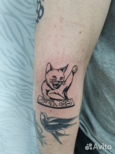 Работа в тату мастером