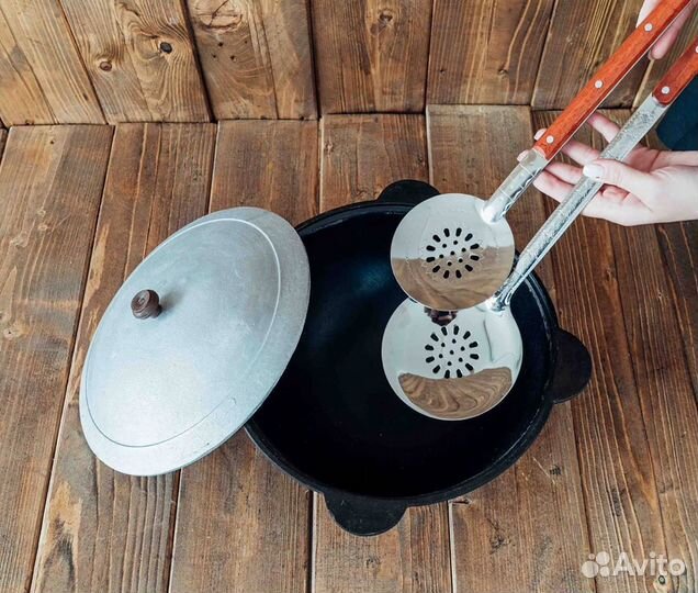 Казан. Чугунный казан. Казан узбекский