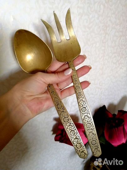 Приборы антикварные бронза