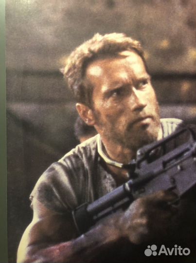 Оригинальный плакат «Бегущий человек» А.Шварценегг