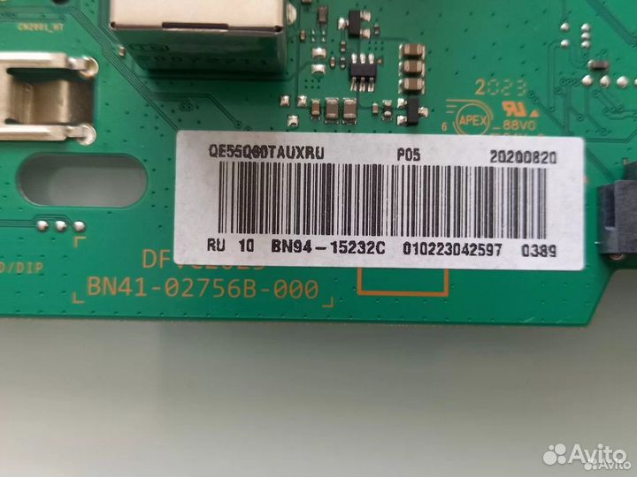 Разбор Samsung QE55Q60tauxru