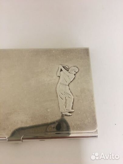 Визитница, Англия, серебро 925