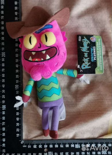 Плюшевая игрушка Рик и Морти новая
