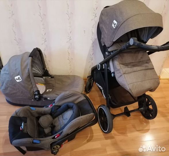 Коляска 3 в 1 бу