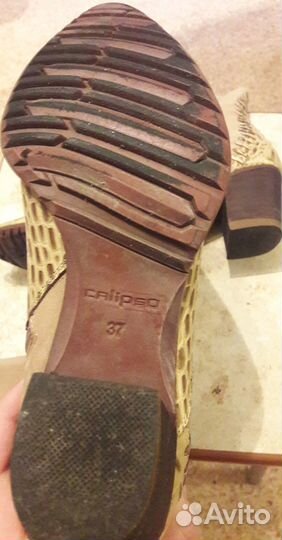 Сапоги Calipso казаки новые кожа замша оригинал