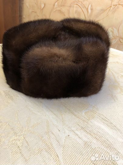 Норковая шапка мужская