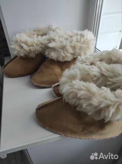 Чуни из овчины