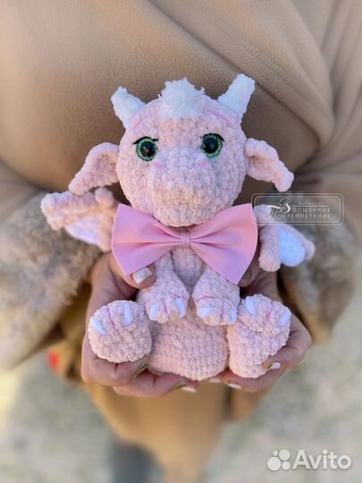 Вязаный дракончик