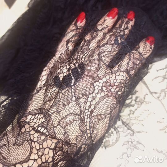 Ткань кружево Шантильи