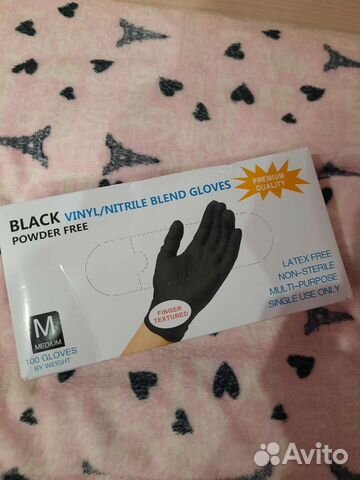 Перчатки виниловые