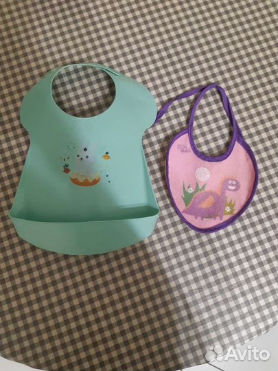 Поильник Авент + слюнявчики+чашка на присоске