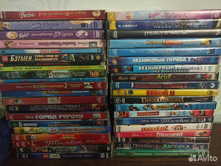 Мультфильмы dvd 42шт