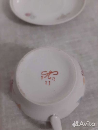 Чашка- гигант с блюдцем