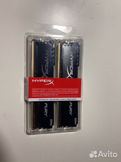 Оперативная память ddr4 2x8gb huperx fury