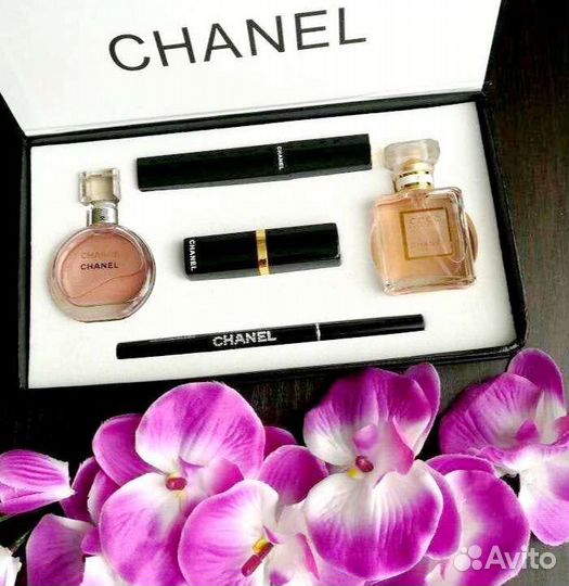 Подарочный набор chanel (5 в 1)
